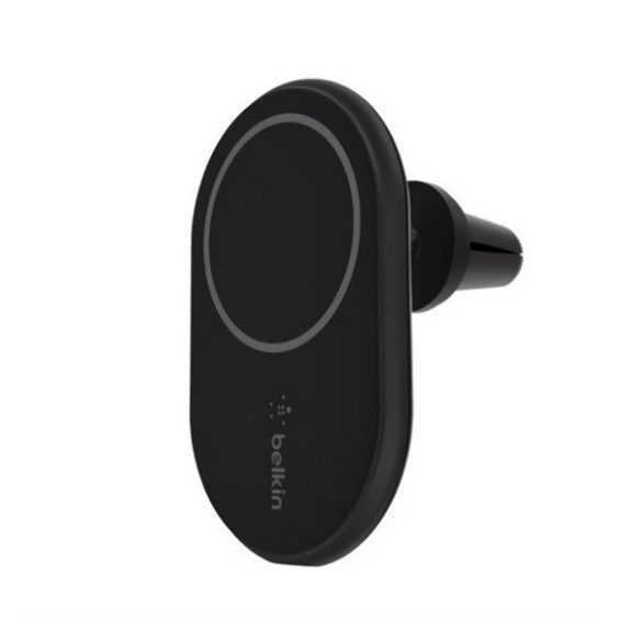 BELKIN BOOST CHARGE autós tartó (szellőzőre, mágneses, 10W, wireless) FEKETE 