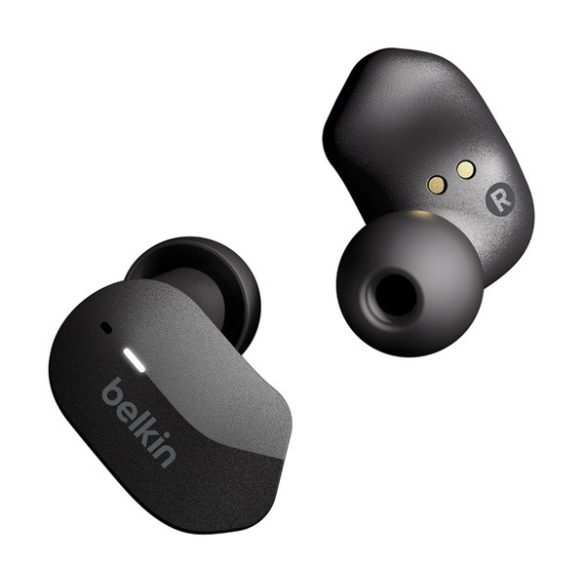 BELKIN SOUNDFORM bluetooth fülhallgató SZTEREO (v5.0, TWS, mikrofon, IPX5 vízálló + töltőtok) FEKETE