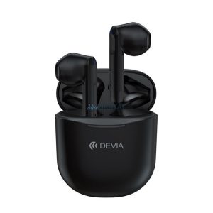DEVIA JOY A10 bluetooth fülhallgató SZTEREO (v5.0, TWS, mikrofon + töltőtok) FEKETE