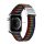 DUX DUCIS pótszíj (egyedi méret, kicsi, textil, csíkos, állítható) SZÍNES Apple Watch Series 7 41mm, Apple Watch Series 8 41mm, Apple Watch Series 4 40mm, Apple Watch Series 5 40mm, Apple Watch Series 6 40mm, Apple Watch Series SE 2 40mm, Apple