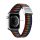 DUX DUCIS pótszíj (egyedi méret, textil, csíkos minta, állítható) SZÍNES Apple Watch Series 7 41mm, Apple Watch Series SE 2 40mm, Apple Watch Series 2 38mm, Apple Watch Series 3 38mm, Apple Wa