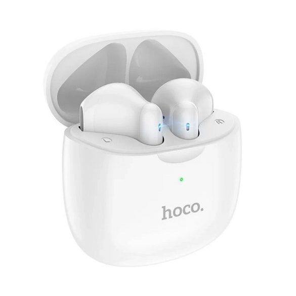 HOCO ES56 bluetooth fülhallgató SZTEREO (v5.1, TWS, mikrofon + töltőtok) FEHÉR