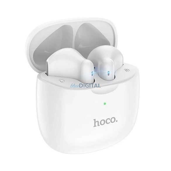 HOCO ES56 bluetooth fülhallgató SZTEREO (v5.1, TWS, mikrofon + töltőtok) FEHÉR