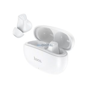 HOCO EW17 bluetooth fülhallgató SZTEREO (v5.3, TWS, mikrofon + töltőtok) FEHÉR