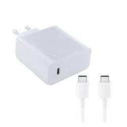   HUAWEI hálózati töltő Type-C aljzat (65W, PD gyorstöltő + Type-C kábel) FEHÉR
