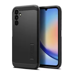   SPIGEN TOUGH ARMOR műanyag telefonvédő (szilikon keret, közepesen ütésálló, kitámasztó) FEKETE Samsung Galaxy A34 5G (SM-A346)
