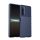Szilikon telefonvédő (közepesen ütésálló, csíkos, dombor minta) SÖTÉTKÉK Sony Xperia 5 IV (XQCQ54)