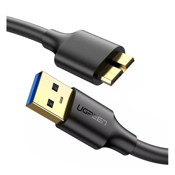 UGREEN adatkábel (USB - micro-B USB 3.0, 200cm) FEKETE 