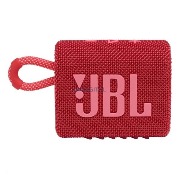 JBL GO3 bluetooth hordozható hangszóró (750mAh belső akku, 4.2W, vízálló, porálló) PIROS