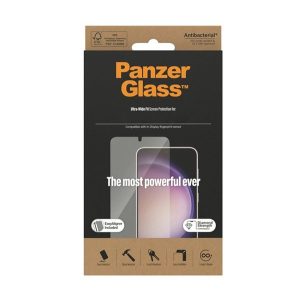 PANZERGLASS képernyővédő üveg (3D full cover, karcálló, ütésálló, 9H + felhelyezést segítő keret) ÁTLÁTSZÓ Samsung Galaxy S23 (SM-S911)