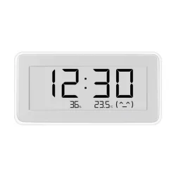   XIAOMI MI Temperature and Humidity Monitor Clock Pro okos hőmérő és páratartalom érzékelő (Bluetooth) FEHÉR