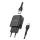 HOCO N2 VIGOUR hálózati töltő USB aljzat (10W, gyorstöltő + Type-C kábel) FEKETE