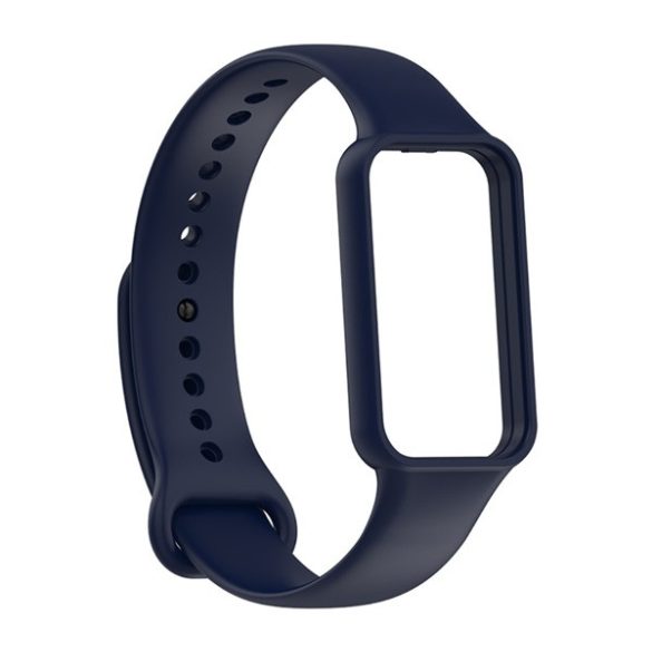 Pótszíj (egyedi méret, szilikon) SÖTÉTKÉK Amazfit Band 7