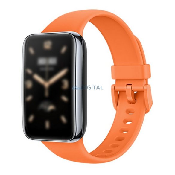 XIAOMI pótszíj (egyedi méret, szilikon, állítható) NARANCS Xiaomi Mi Band 7 Pro