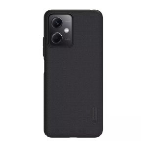 NILLKIN SUPER FROSTED műanyag telefonvédő (gumírozott, érdes felület) FEKETE Xiaomi Redmi Note 12 5G, Xiaomi Poco X5 5G