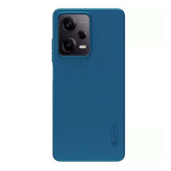 NILLKIN SUPER FROSTED műanyag telefonvédő (gumírozott, érdes felület) SÖTÉTKÉK Xiaomi Redmi Note 12 Pro, Xiaomi Poco X5 Pro 5G