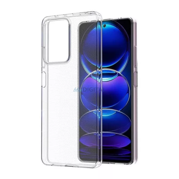 Szilikon telefonvédő (ultravékony) ÁTLÁTSZÓ Xiaomi Redmi Note 12 Pro Plus