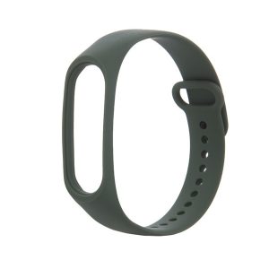 Pótszíj (egyedi méret, szilikon) SÖTÉTZÖLD Xiaomi MI Band 3, Xiaomi MI Band 4