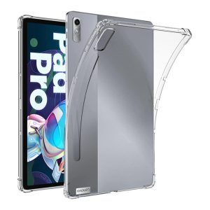 Szilikon telefonvédő (ütésállóság, légpárnás sarok, ceruza tartó) ÁTLÁTSZÓ Lenovo Tab P11 Pro Gen2 (TB132FU) WIFI