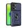 Defender műanyag telefonvédő (közepesen ütésálló, szilikon belső, telefontartó gyűrű, kamera védelem) SÖTÉTKÉK Xiaomi Redmi Note 12 Pro