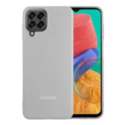   Szilikon telefonvédő (matt) ÁTLÁTSZÓ Samsung Galaxy M33 (SM-M336)