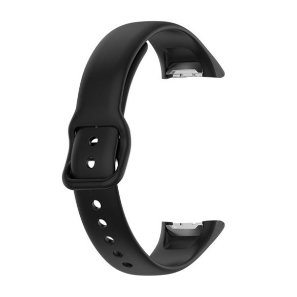 Pótszíj (egyedi méret, szilikon) FEKETE Samsung Galaxy Fit Sport (SM-R370)