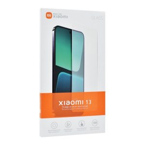 MADE FOR XIAOMI képernyővédő üveg (2.5D, lekerekített szél, karcálló, 0.3 mm, 9H) ÁTLÁTSZÓ Xiaomi 13