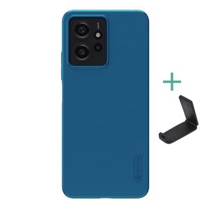 NILLKIN SUPER FROSTED műanyag telefonvédő (gumírozott, érdes felület) SÖTÉTKÉK Xiaomi Redmi Note 12 4G