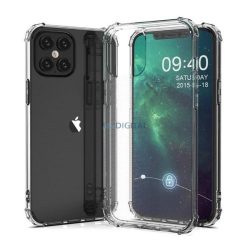   Szilikon telefonvédő (közepesen ütésálló, légpárnás sarok) ÁTLÁTSZÓ Motorola Moto G62 5G (XT2223)
