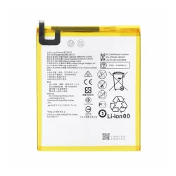   Akku 5100mAh LI-Polymer (HB2899C0ECW kompatibilis) Huawei MediaPad M3 8.4, Huawei MediaPad M5 8.4 LTE, Huawei MediaPad M5 8.4 WIFI, Huawei Mediapad T5 10 LTE, Huawei Mediapad T5 10 WIFI