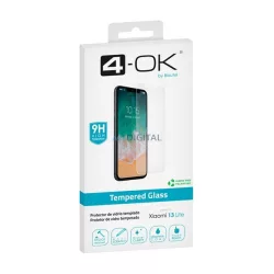   4-OK képernyővédő üveg (3D, íves, karcálló, tokbarát, ujjlenyomat olvasó, 9H) ÁTLÁTSZÓ Xiaomi 13 Lite