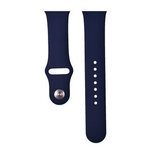 DEVIA DELUXE SPORT pótszíj (egyedi méret, nagy, szilikon, állítható) KÉK Apple Watch Series 6 44mm, Apple Watch Ultra 49mm, Apple Watch Series 7 45mm, Apple Watch Series SE 2 44mm, Apple Watch Series 1 42mm, Apple Watch Series 2 42mm, Apple Wa