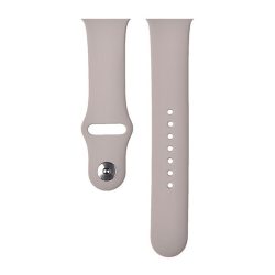   DEVIA DELUXE SPORT pótszíj (egyedi méret, nagy, szilikon, állítható) SZÜRKE Apple Watch Series 4 44mm, Apple Watch Series 5 44mm, Apple Watch Series 1 42mm, Apple Watch Series 2 42mm, Apple Watch Series 3 42mm, Apple Watch Series 6 44mm, Apple Wa