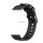 DEVIA DELUXE SPORT pótszíj (univerzális, 20 mm, szilikon, állítható, csíkos minta) FEKETE Huawei Watch GT 4 41mm, Motorola Watch 100, Huawei Watch Buds, Amazfit GTS 3, Amazfit Bip 3, Amazfit GT