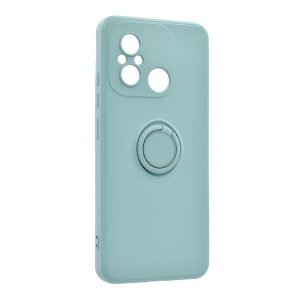 Szilikon telefonvédő (telefontartó gyűrű, mikrofiber plüss belső, beépített fémlemez, kamera védelem) MENTAKÉK Xiaomi Redmi 12C