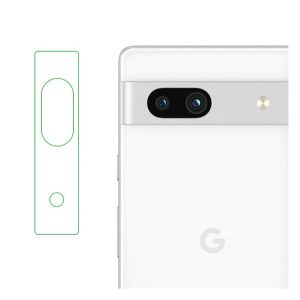 Kameravédő üveg (karcálló, 0.3mm, 9H, NEM íves) ÁTLÁTSZÓ Google Pixel 7a