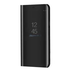   Tok álló (aktív FLIP, oldalra nyíló, asztali tartó funkció, tükrös felület, Mirror View Case) FEKETE Xiaomi 13 Lite