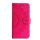Tok álló, bőr hatású (FLIP, oldalra nyíló, asztali tartó funkció, csuklópánt, mandala minta) RÓZSASZÍN Xiaomi Redmi Note 12 4G