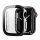 DUX DUCIS HAMO műanyag keret (BUMPER, közepesen ütésálló, fém hatás) FEKETE Apple Watch Series 6 40mm