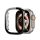 DUX DUCIS HAMO műanyag keret (BUMPER, közepesen ütésálló, fém hatás) FEKETE Apple Watch Ultra 49mm