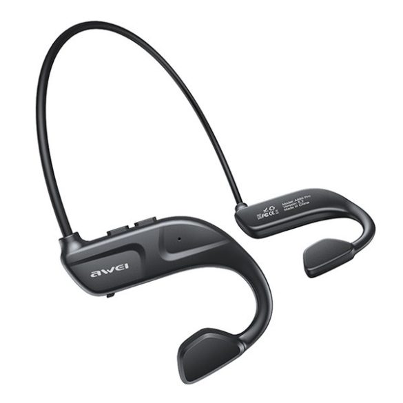 AWEI A889 PRO bluetooth fülhallgató SZTEREO (v5.2, TWS, fülre akasztható, mikrofon, IPX4 vízálló, SPORT) FEKETE