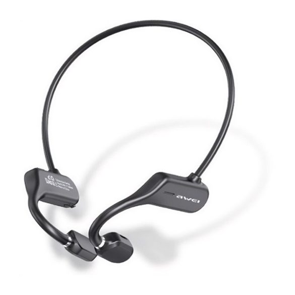 AWEI A889 PRO bluetooth fülhallgató SZTEREO (v5.2, TWS, fülre akasztható, mikrofon, IPX4 vízálló, SPORT) FEKETE