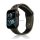 Pótszíj (egyedi méret, szilikon, lyukacsos, légáteresztő) BARNA / FEKETE Apple Watch Series 1 38mm, Apple Watch Series 6 40mm, Apple Watch Series 8 41mm, Apple Watch Series 3 38mm, Apple Watch S