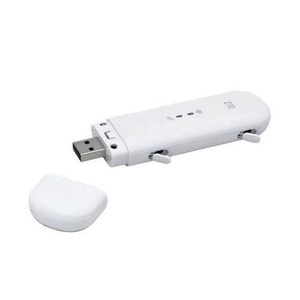 ZTE MF79U hordozható USB modem/USB Stick (HOTSPOT, 150 Mbps, 4G LTE, microSD kártyaolvasó) FEHÉR