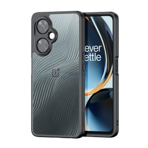 DUX DUCIS AIMO műanyag telefonvédő (közepesen ütésálló, szilikon keret, kamera védelem, matt, hullám minta) FEKETE OnePlus Nord CE 3 Lite 5G