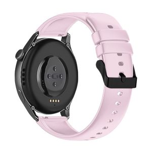 Pótszíj (univerzális, 20 mm, szilikon, állítható, fekete csat) RÓZSASZÍN Garmin Forerunner 245, Garmin Forerunner 245 Music, Garmin Vivomove 3, Joyroom Fit-Life 3, Joyroom Fit-Life 3 Pro, Moto