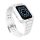Pótszíj (egyedi méret, szilikon, közepesen ütésálló, állítható + szilikon keret) FEHÉR Apple Watch Series 4 44mm, Apple Watch Series 3 42mm, Apple Watch Series 6 44mm, Apple Watch Series 7