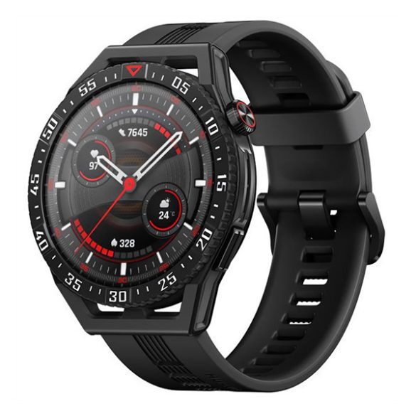 HUAWEI Watch GT 3 SE okosóra (46mm, beépített GPS, aktivitásmérő, pulzusmérő, vízálló, 5 ATM, 100 sport mód) FEKETE
