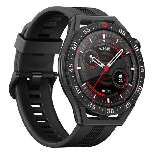 HUAWEI Watch GT 3 SE okosóra (46mm, beépített GPS, aktivitásmérő, pulzusmérő, vízálló, 5 ATM, 100 sport mód) FEKETE