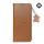 Tok álló, valódi bőr (FLIP, oldalra nyíló, asztali tartó funkció) BARNA Xiaomi Redmi Note 12S